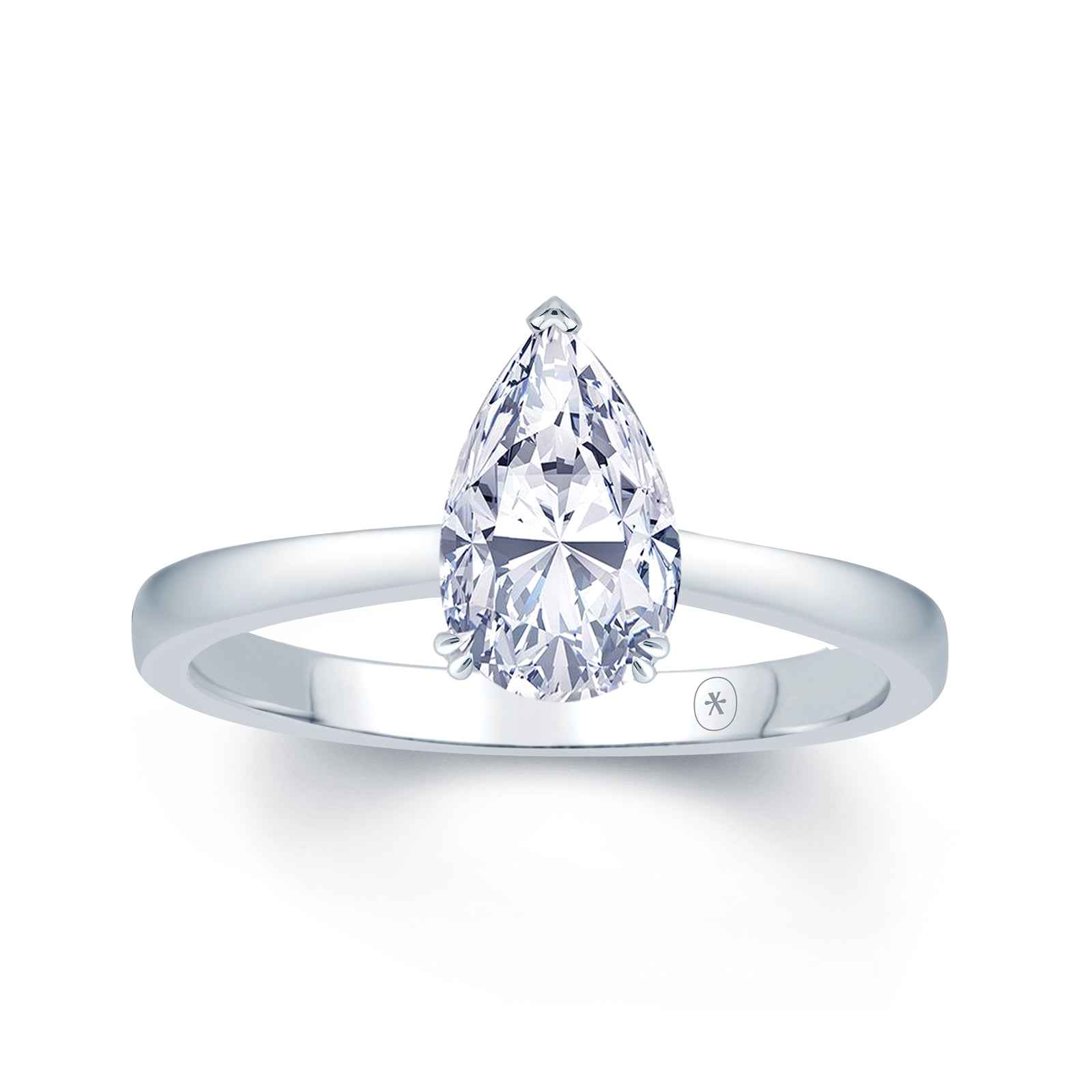 platinum-pear-plain-band