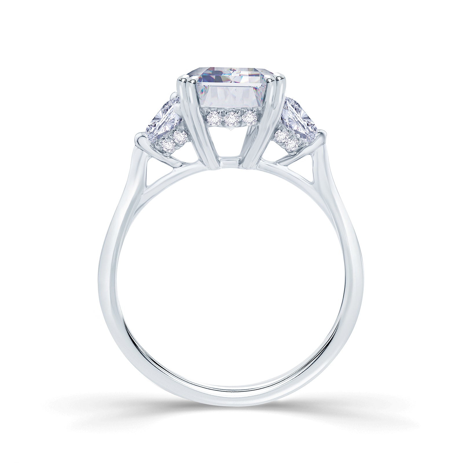 cushion-with-trillant-3-stone-engagement-ring