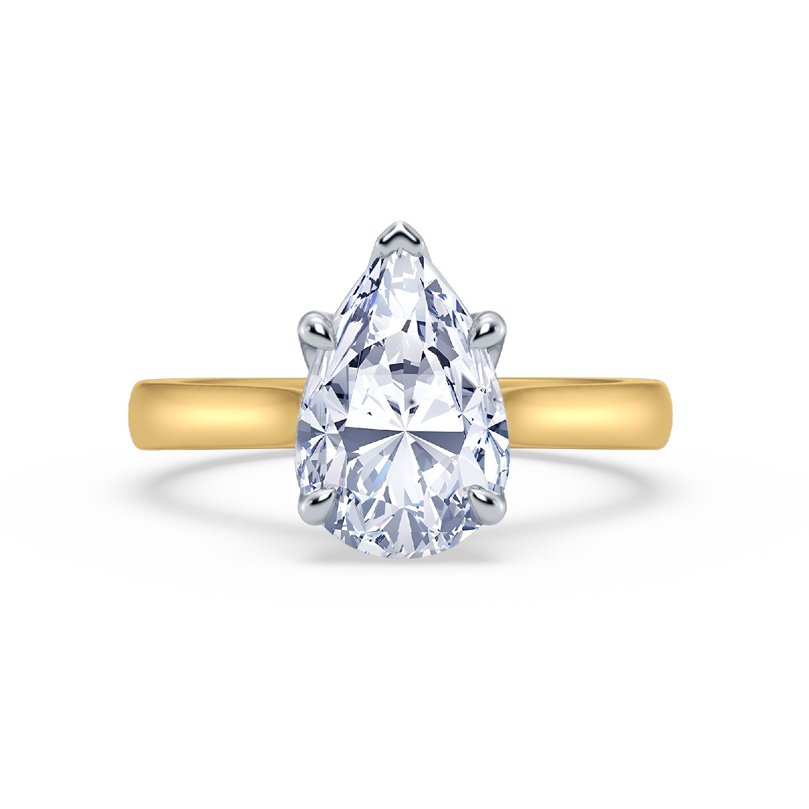 The One - Pear Diamond Engagement Ring