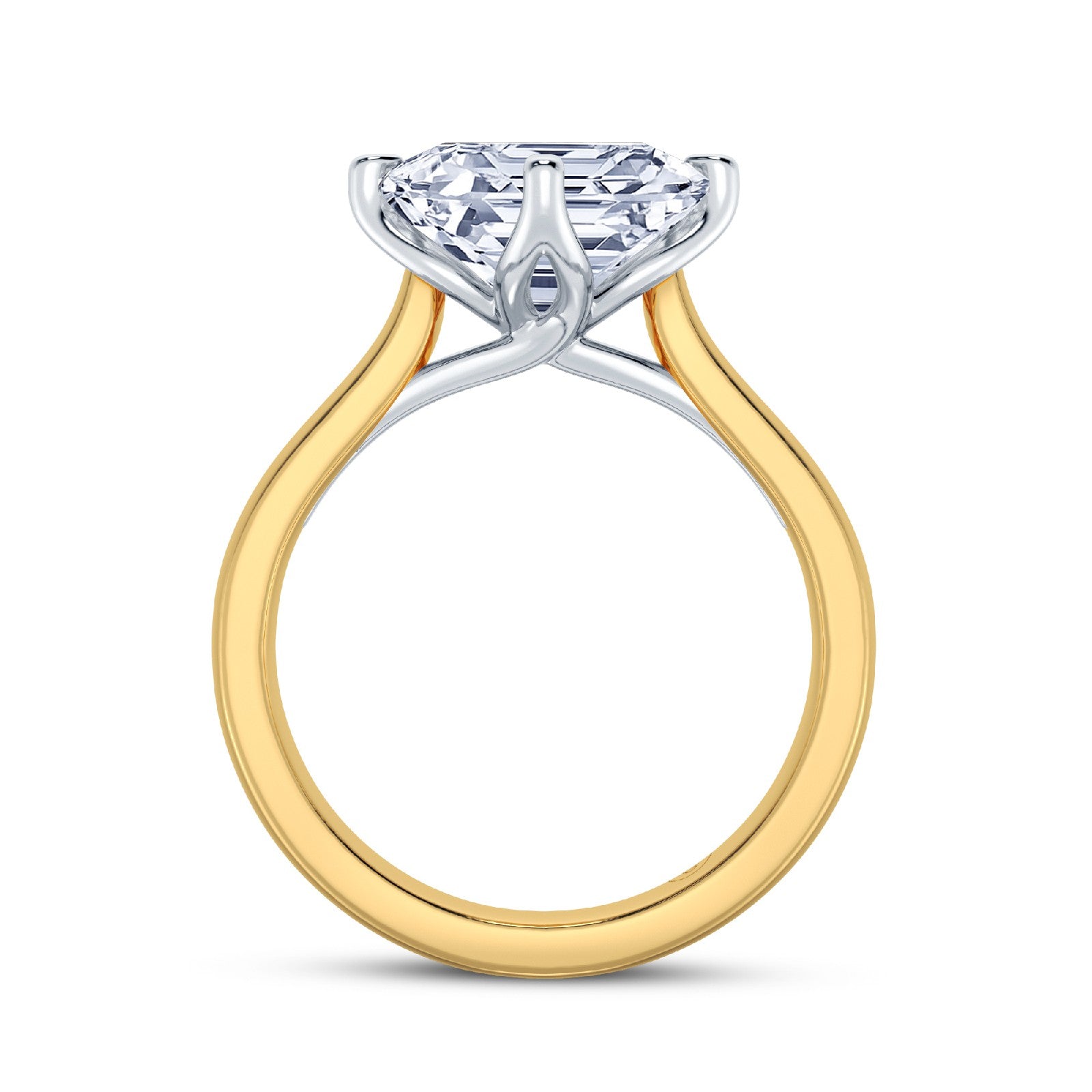 The One - Princess Diamond Engagement Ring (East-West)