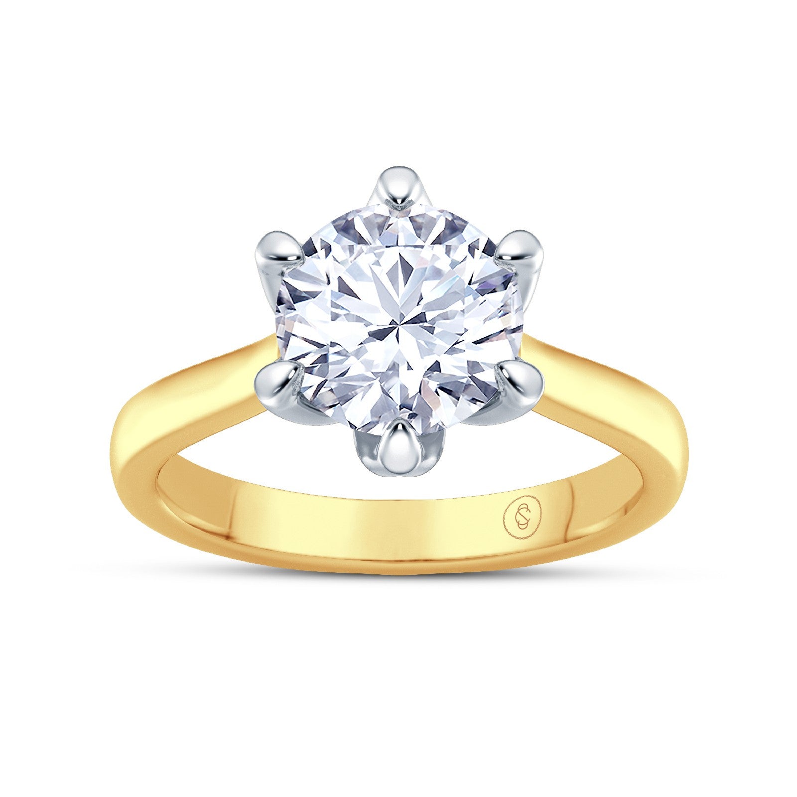The One - Round Brilliant Diamond Engagement Ring