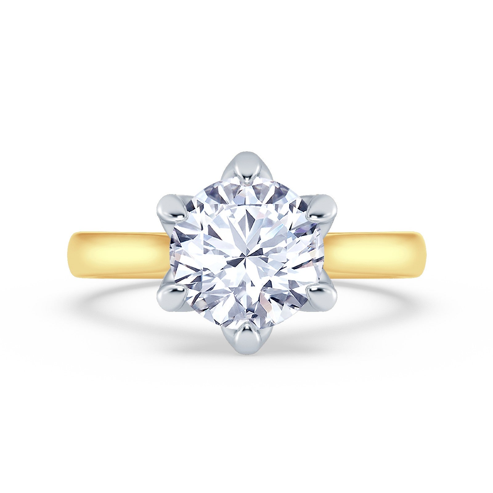 The One - Round Brilliant Diamond Engagement Ring