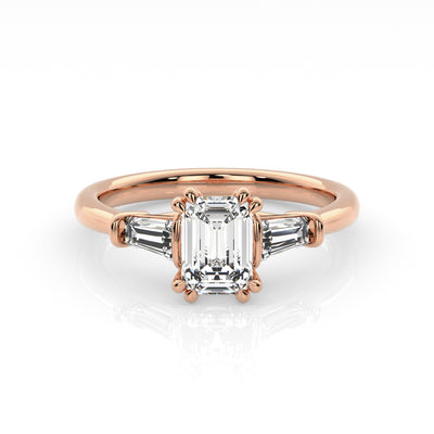 The One - Emerald Diamond Engagement Ring