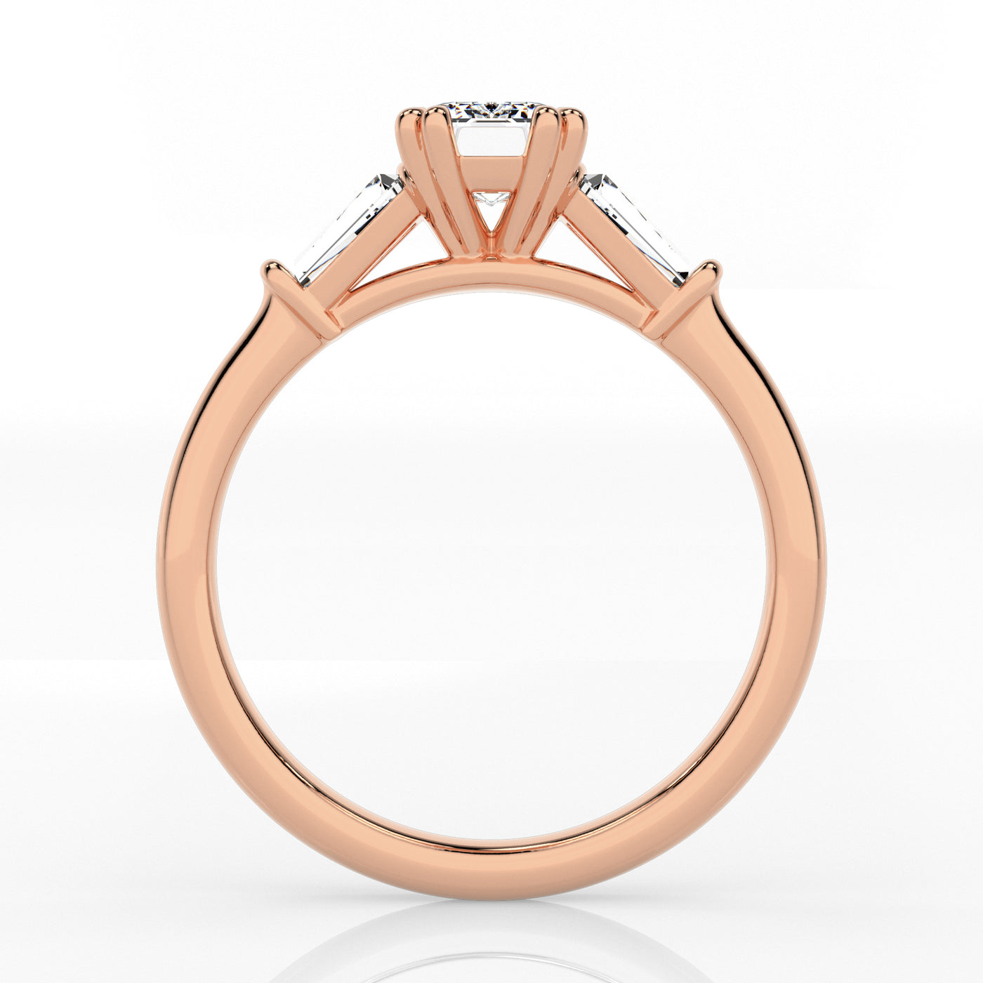 The One - Emerald Diamond Engagement Ring