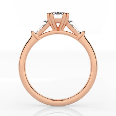 The One - Emerald Diamond Engagement Ring