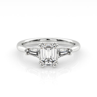The One - Emerald Diamond Engagement Ring