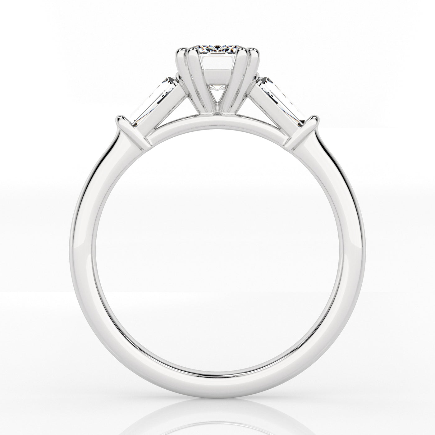 The One - Emerald Diamond Engagement Ring