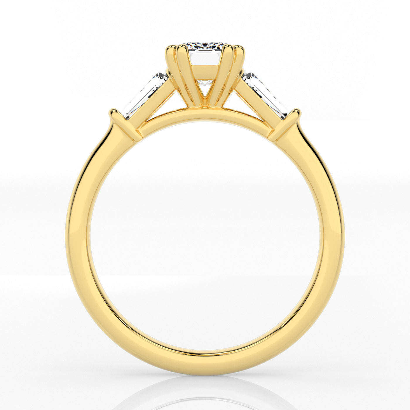 The One - Emerald Diamond Engagement Ring