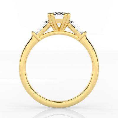 The One - Emerald Diamond Engagement Ring