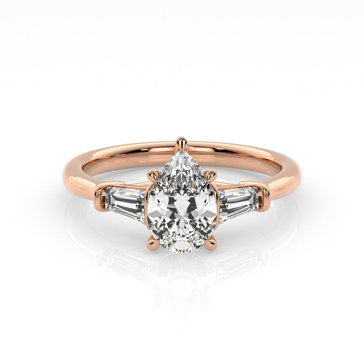 The One - Pear Diamond Engagement Ring