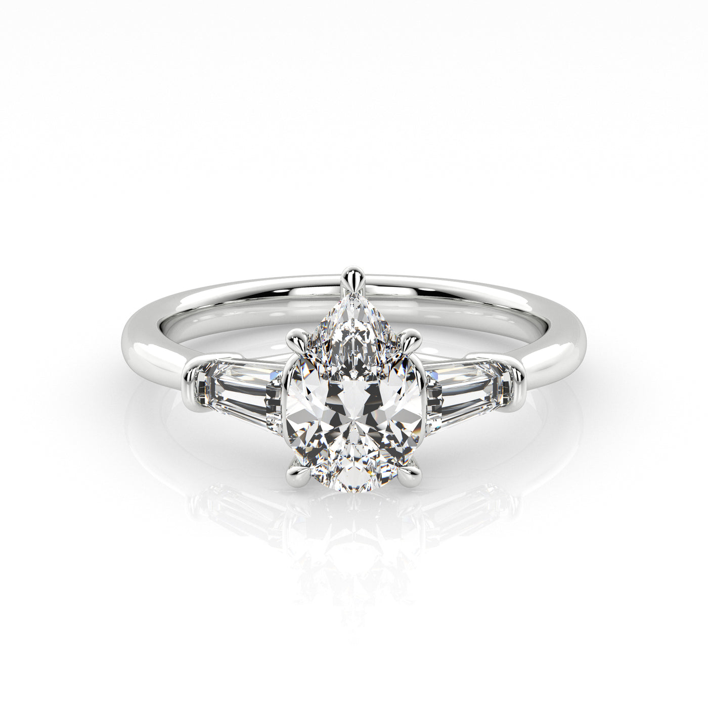 The One - Pear Diamond Engagement Ring