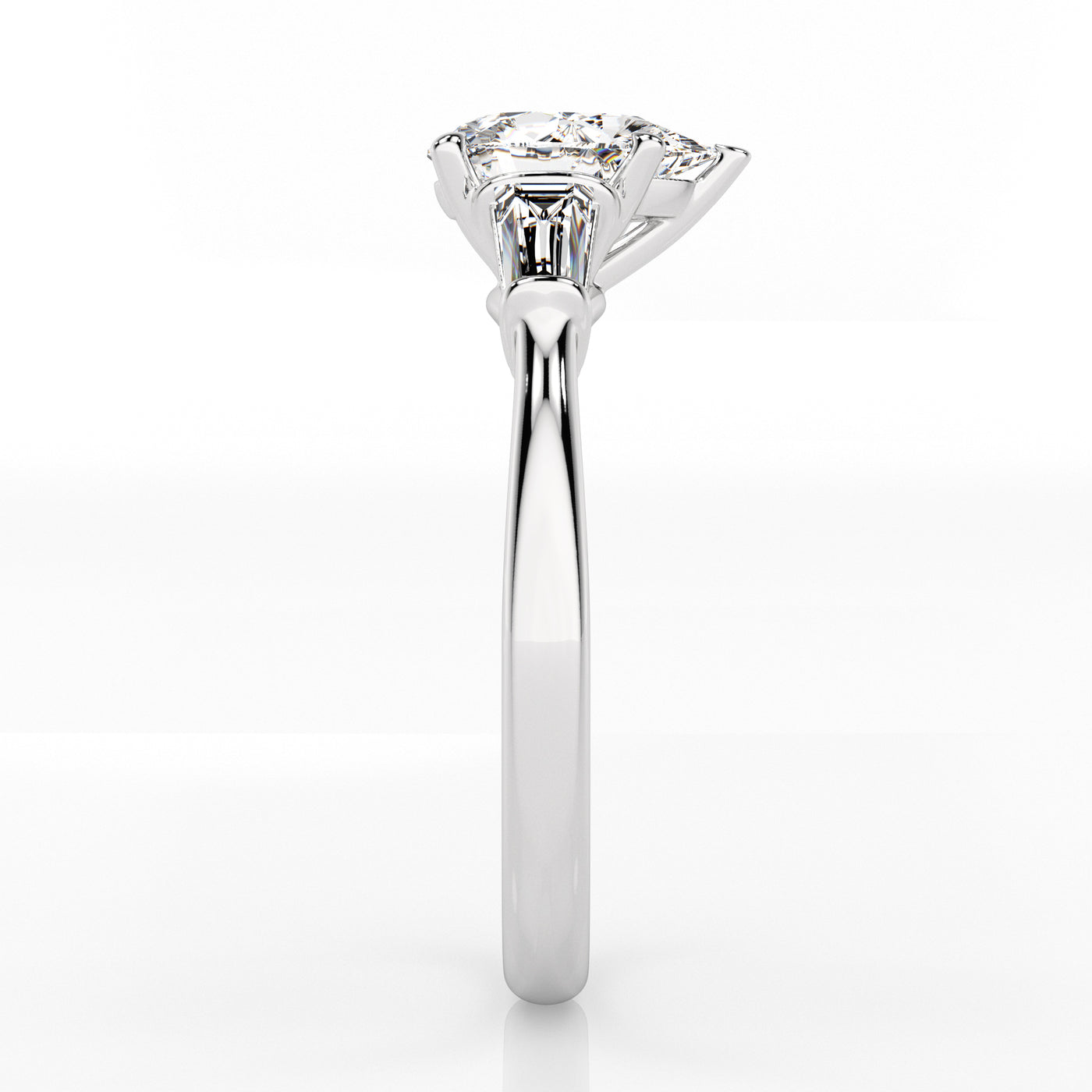 The One - Pear Diamond Engagement Ring