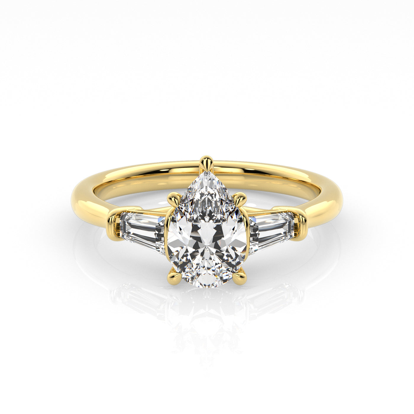 The One - Pear Diamond Engagement Ring