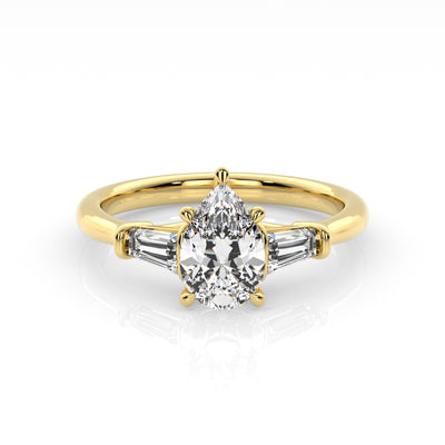 The One - Pear Diamond Engagement Ring