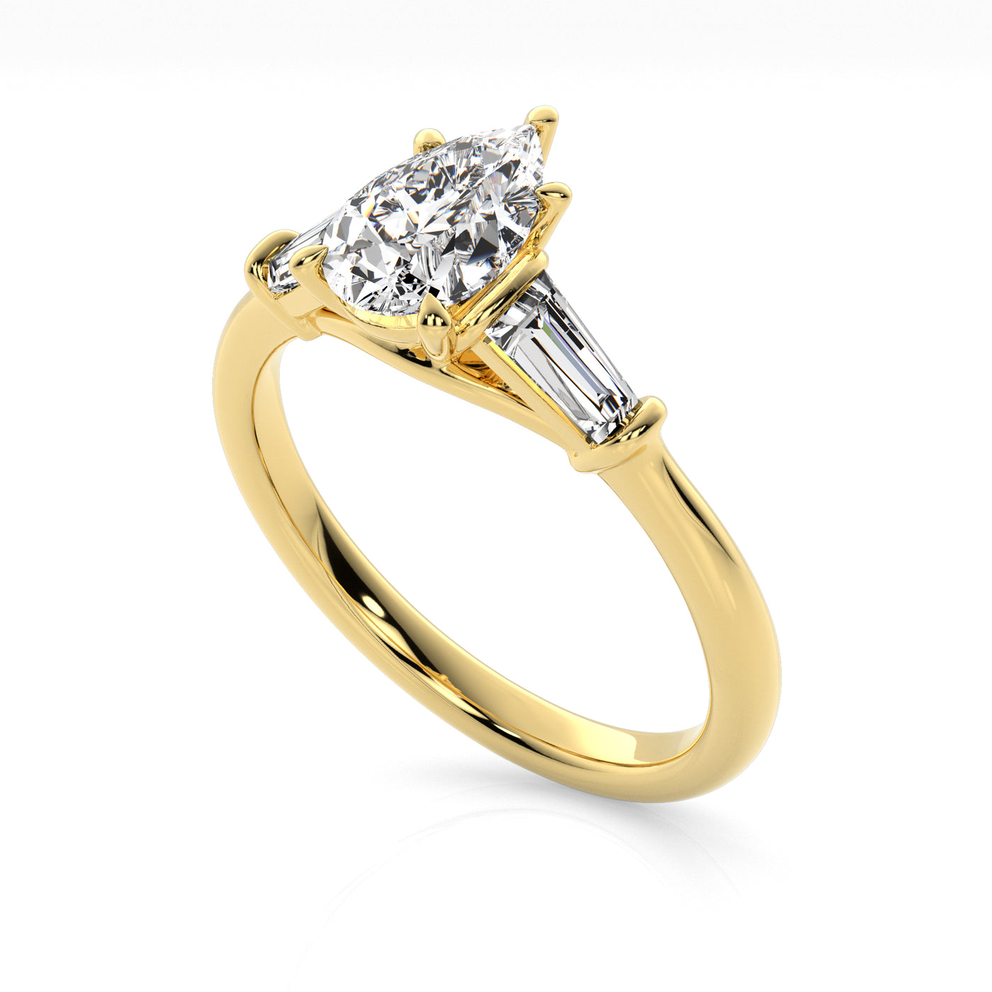 The One - Pear Diamond Engagement Ring