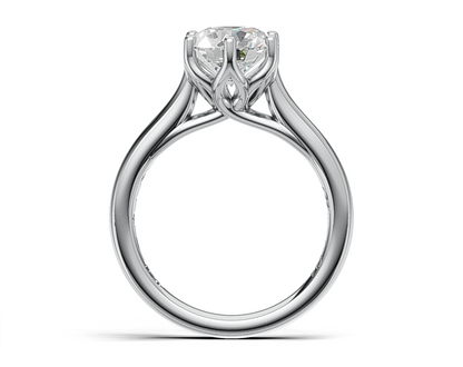 Round Brilliant Cut Solitaire Diamond Engagement Ring