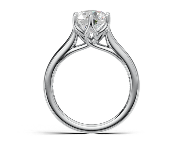 Round Brilliant Cut Solitaire Diamond Engagement Ring