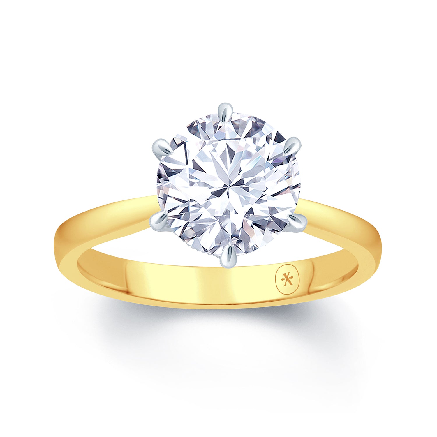 18k-two-tone-round-plain-band