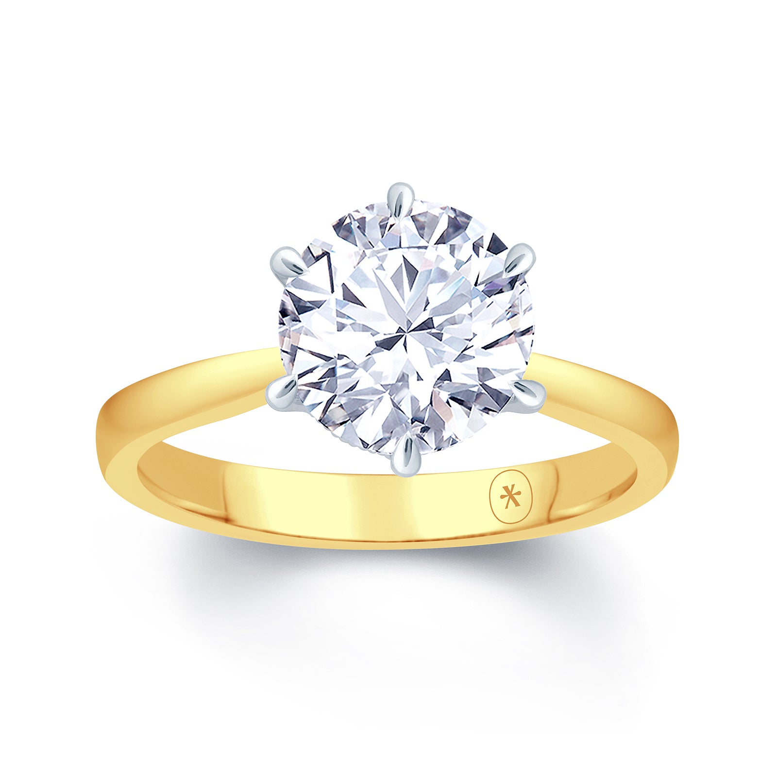 18k-two-tone-round-plain-band