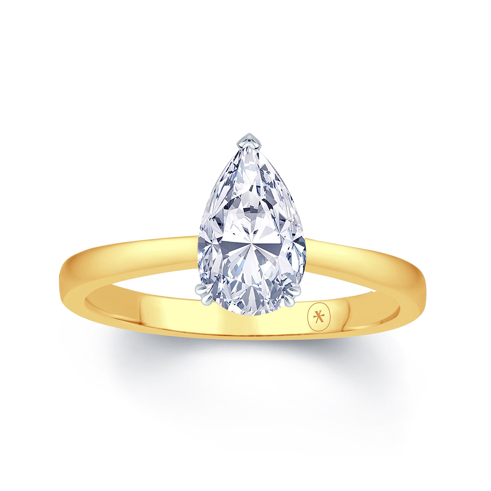 18k-two-tone-pear-plain-band