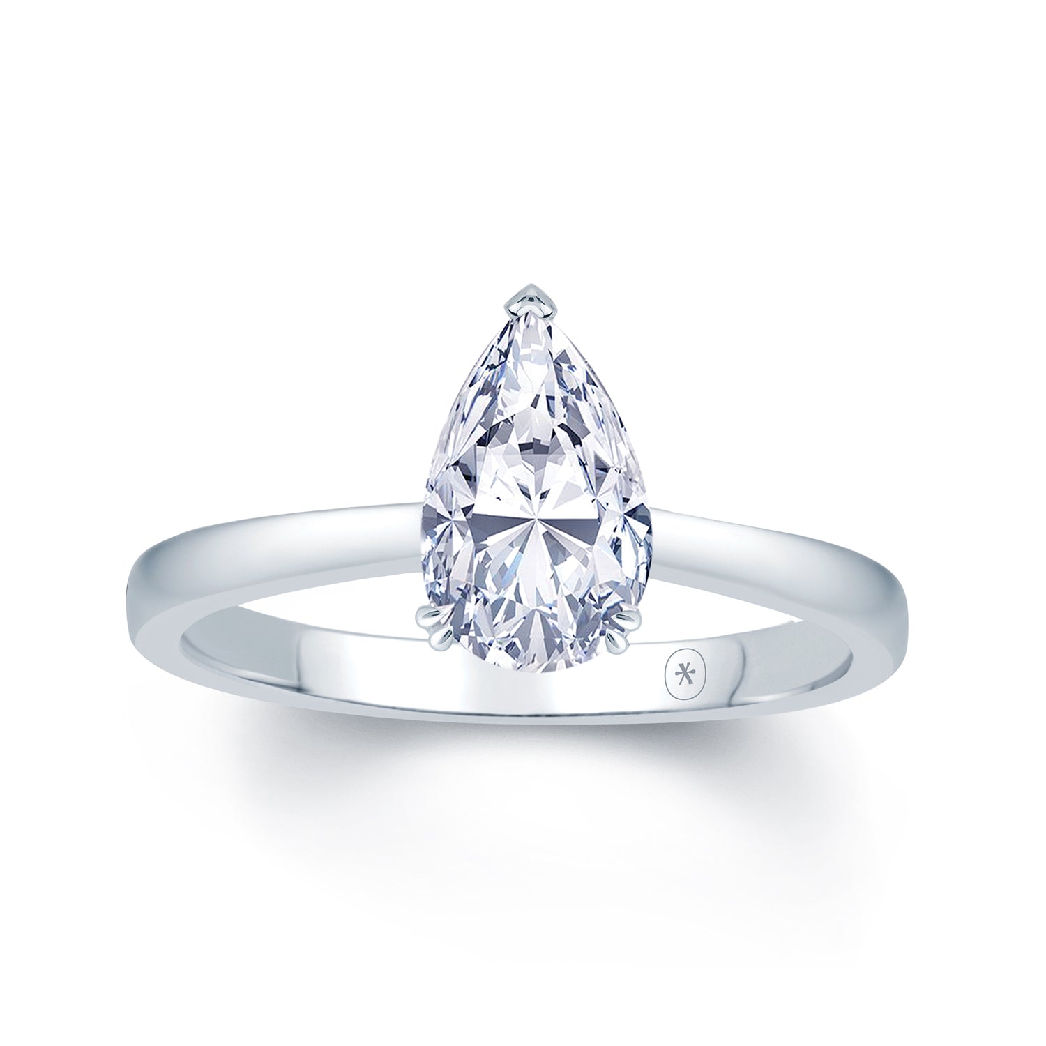 platinum-pear-plain-band