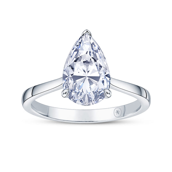 Pear New Solitaire Engagement Ring