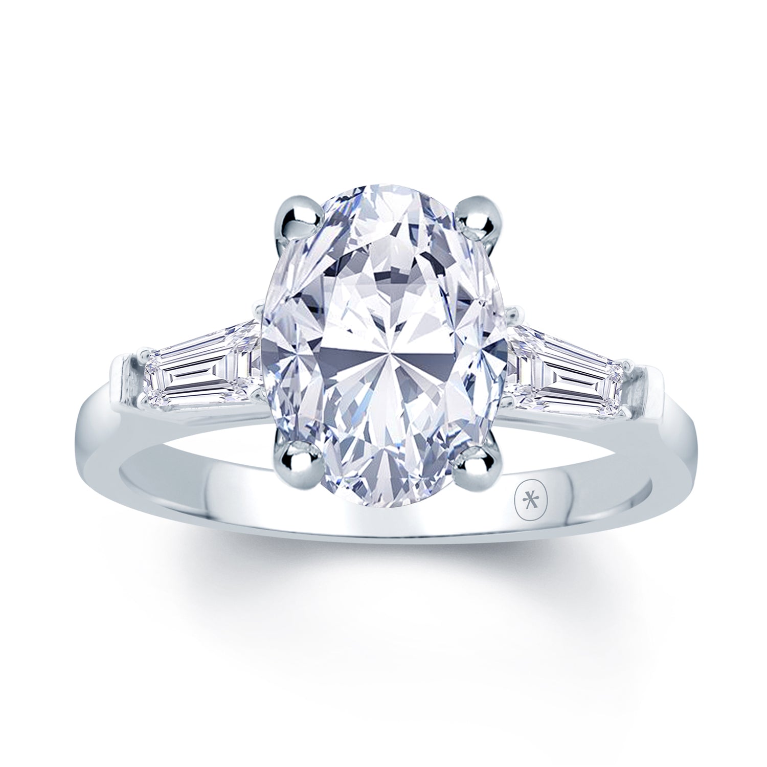 platinum-oval