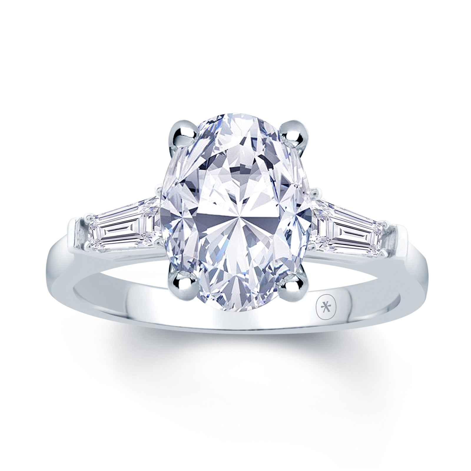 platinum-oval