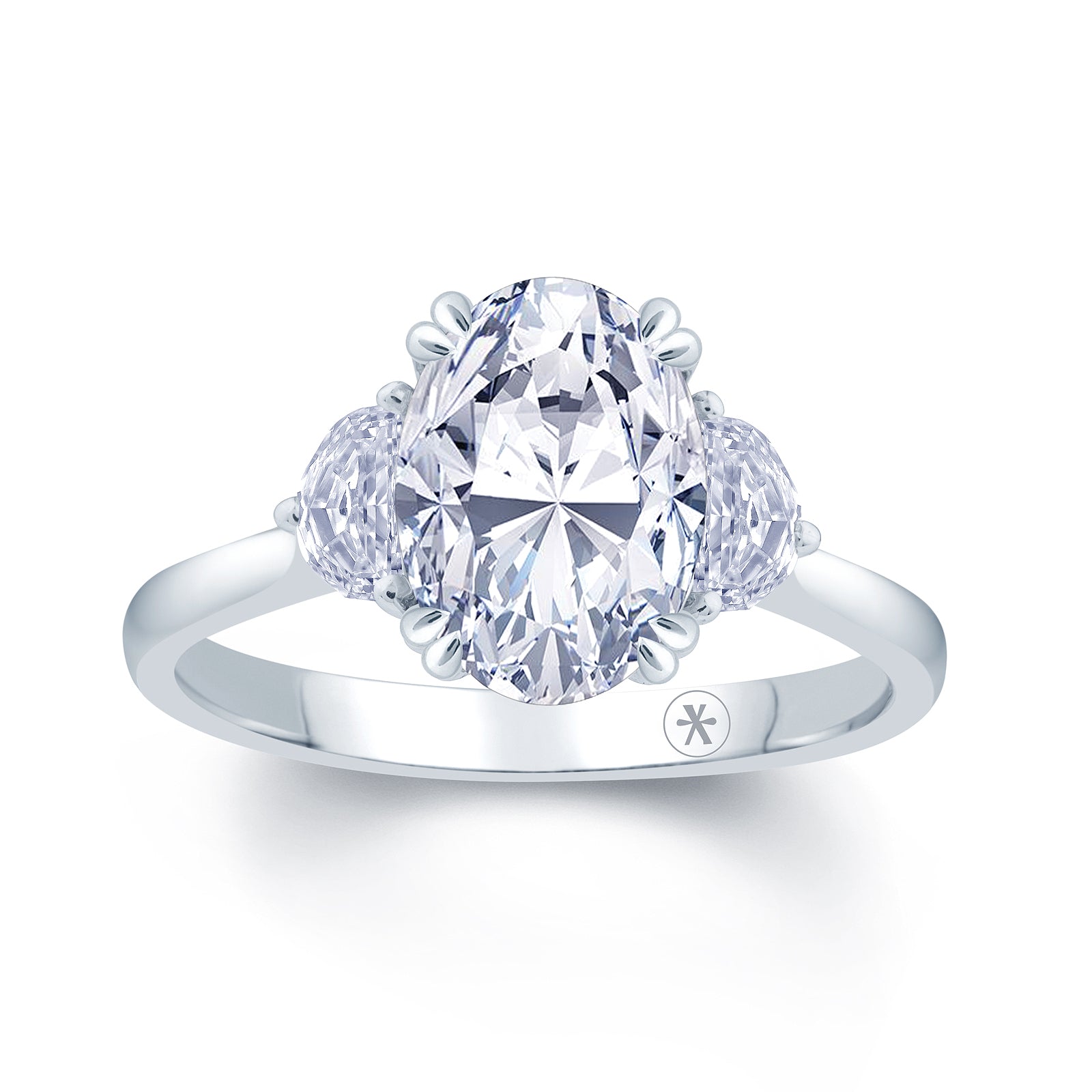 platinum-oval