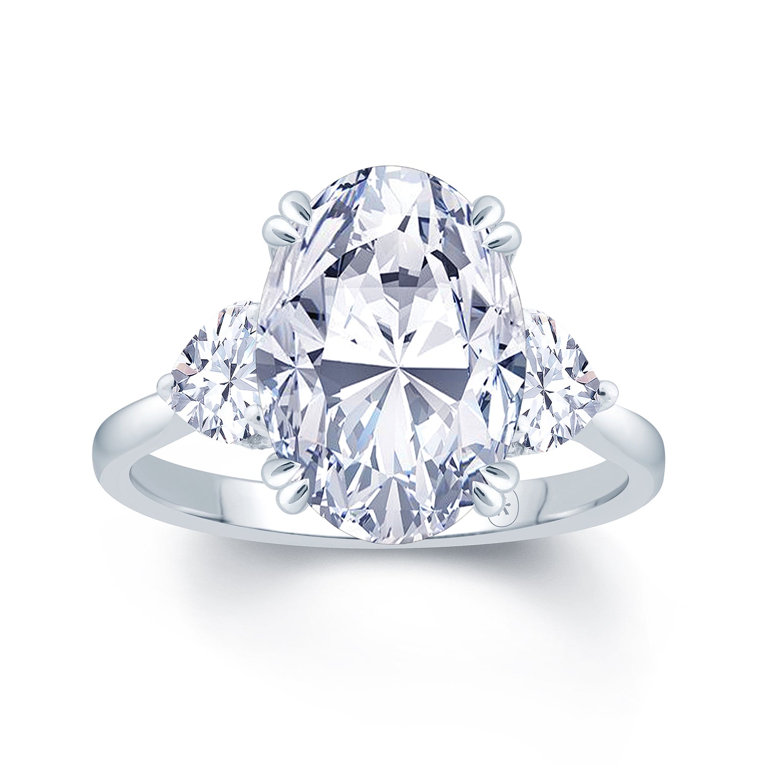 platinum-oval