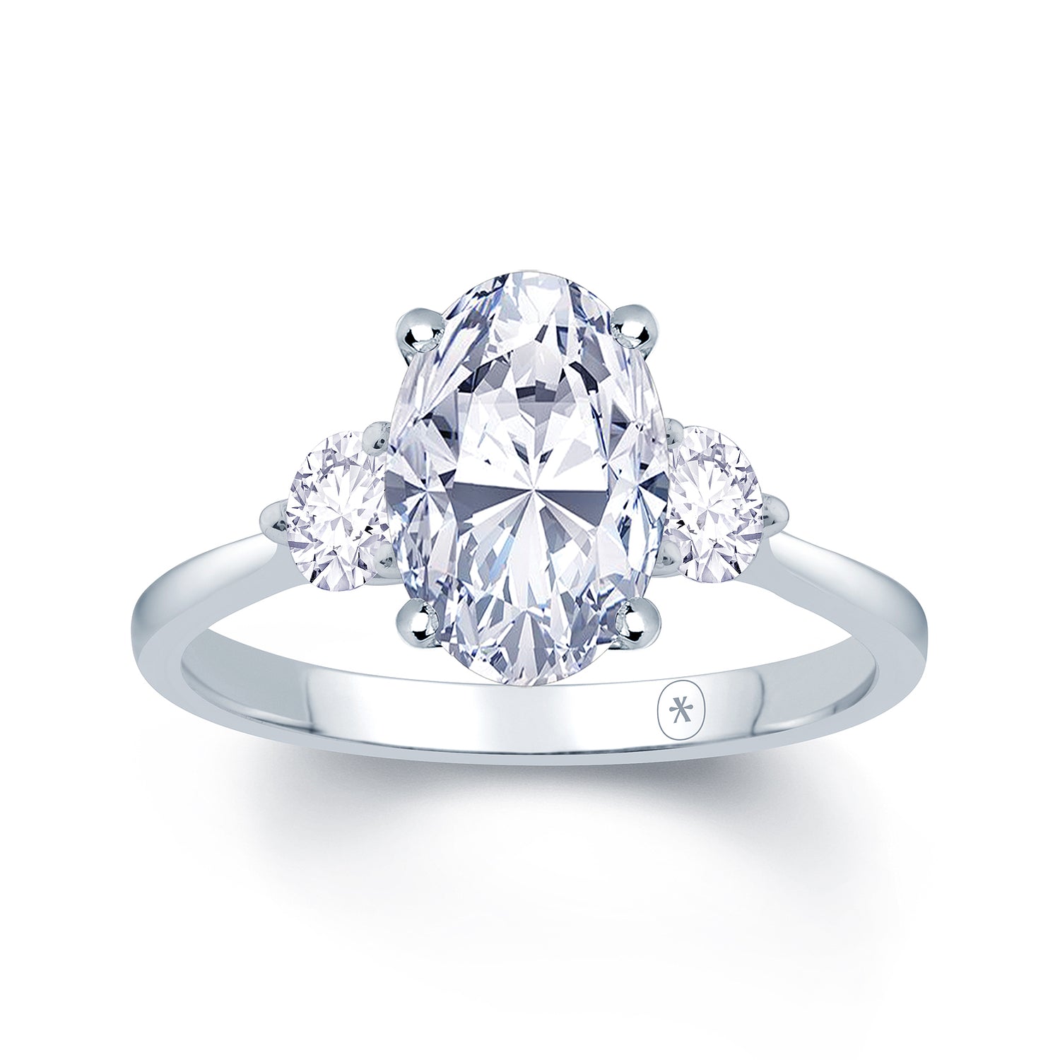 platinum-oval
