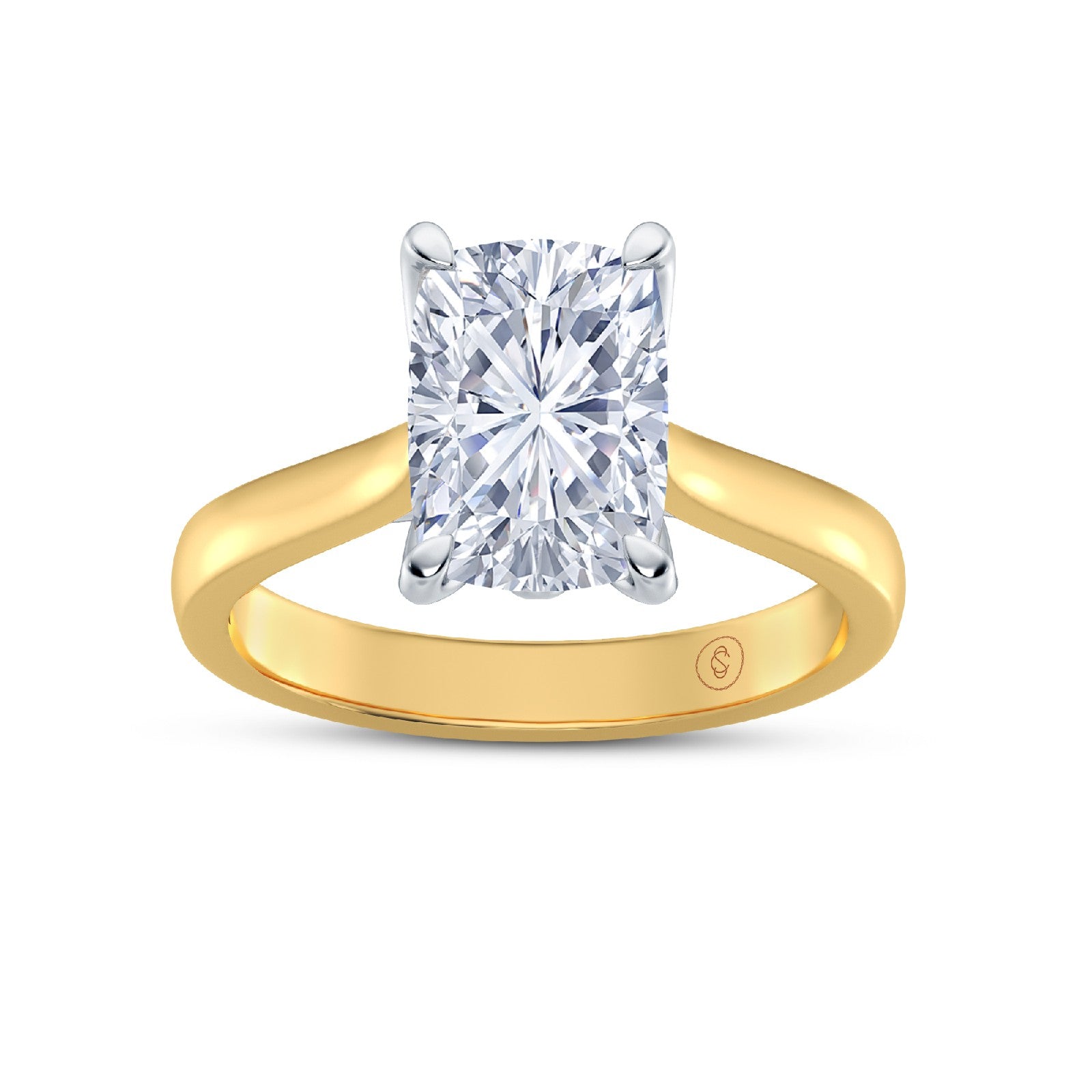 The One - Elongated Cushion Diamond Engagement Ring