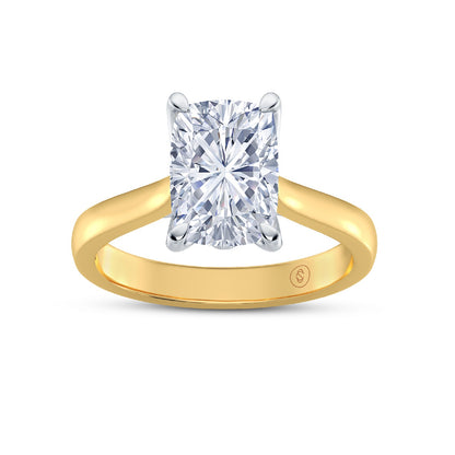 The One - Elongated Cushion Diamond Engagement Ring