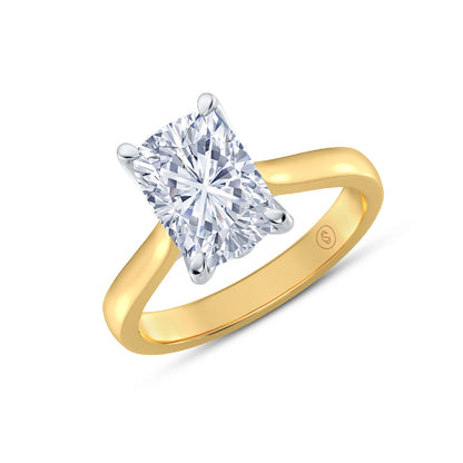 The One - Elongated Cushion Diamond Engagement Ring