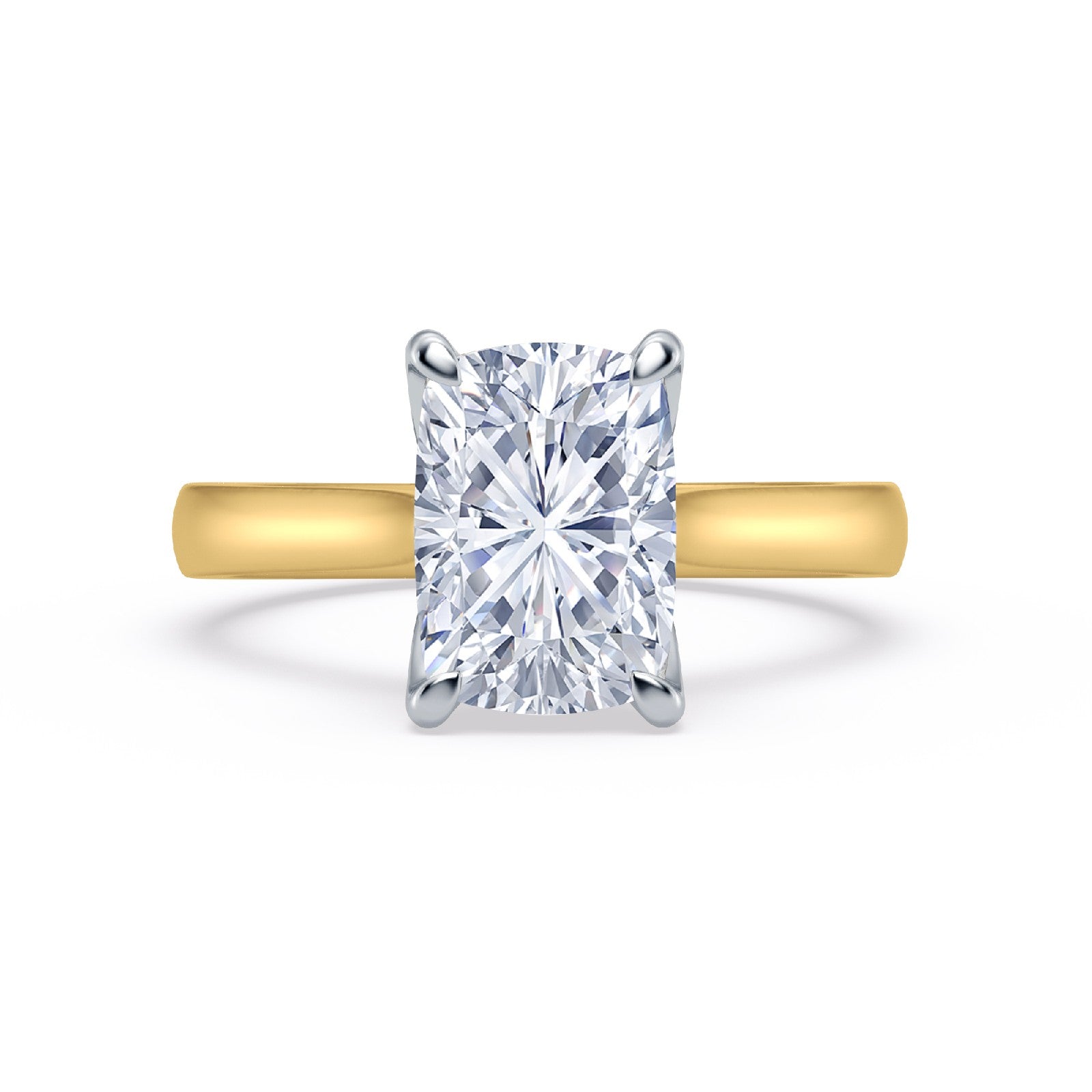 The One - Elongated Cushion Diamond Engagement Ring