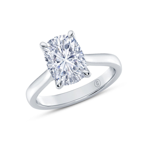 The One - Elongated Cushion Diamond Engagement Ring