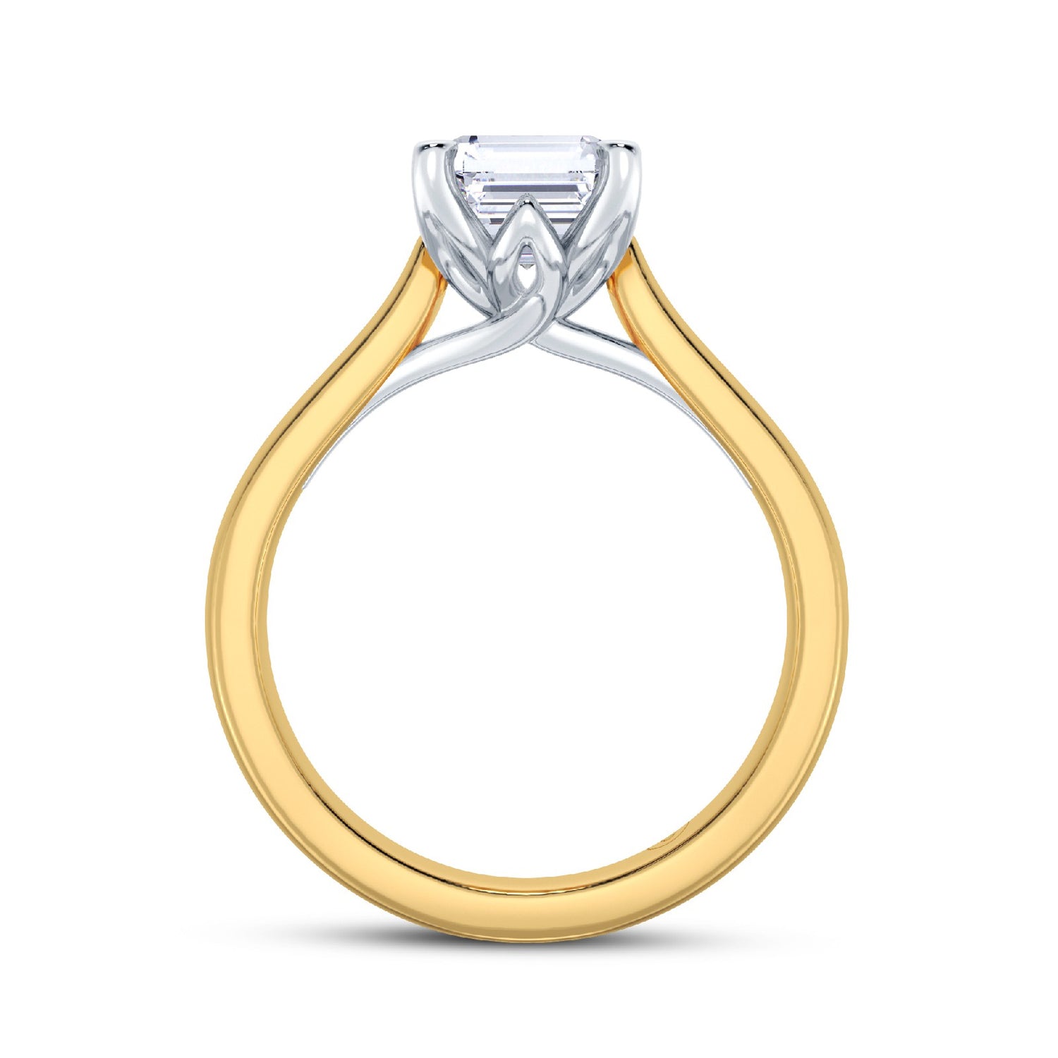 The One - Emerald Diamond Engagement Ring