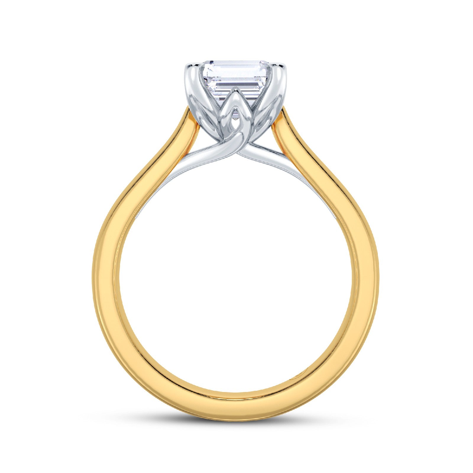 The One - Emerald Diamond Engagement Ring