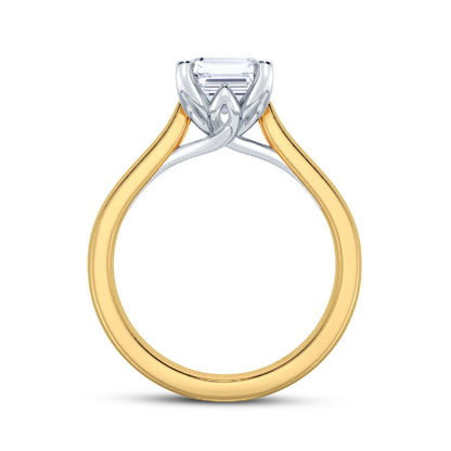 The One - Emerald Diamond Engagement Ring