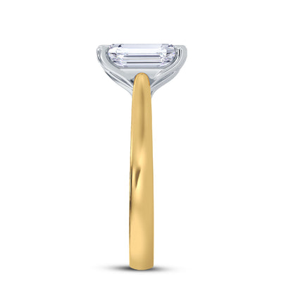 The One - Emerald Diamond Engagement Ring