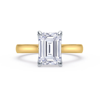 The One - Emerald Diamond Engagement Ring