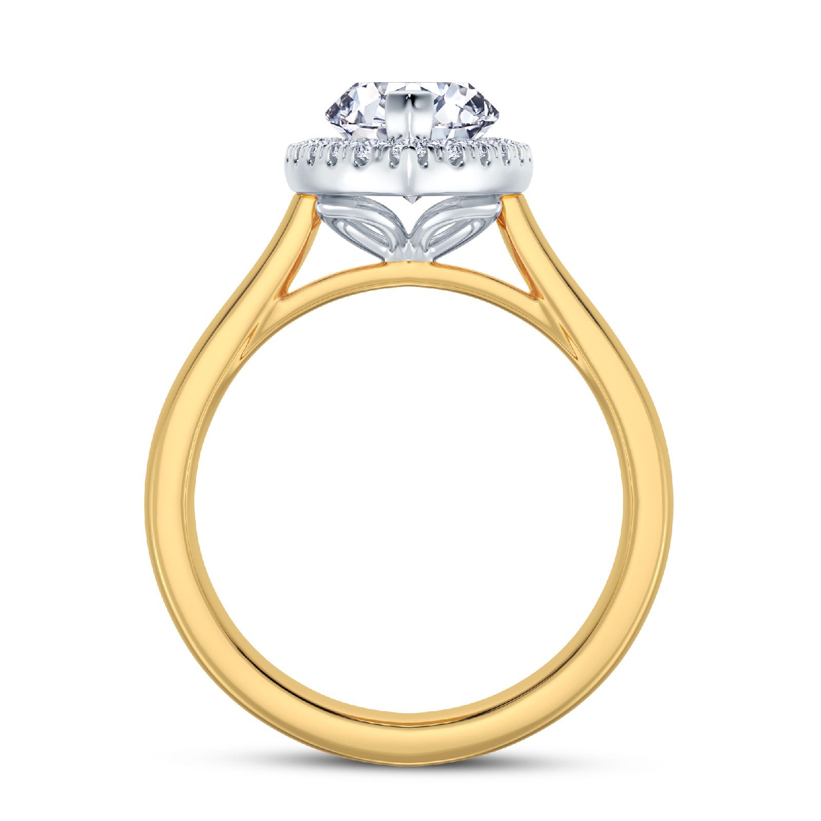 The Embrace - Marquise Halo Diamond Engagement Ring