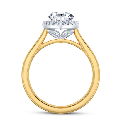 The Embrace - Marquise Halo Diamond Engagement Ring