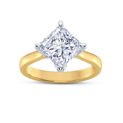 The One - Princess Diamond Engagement Ring (East-West)