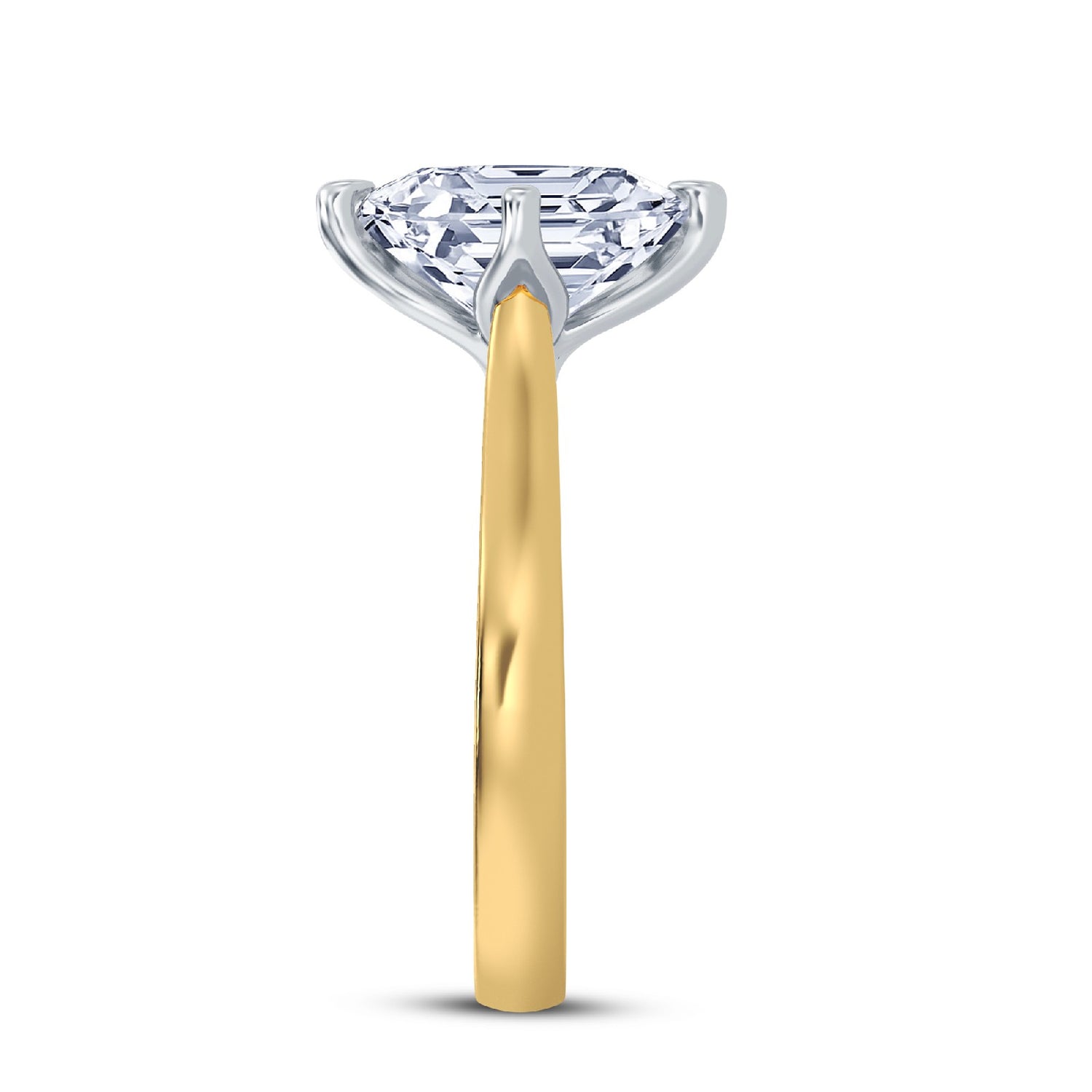 The One - Princess Diamond Engagement Ring (East-West)