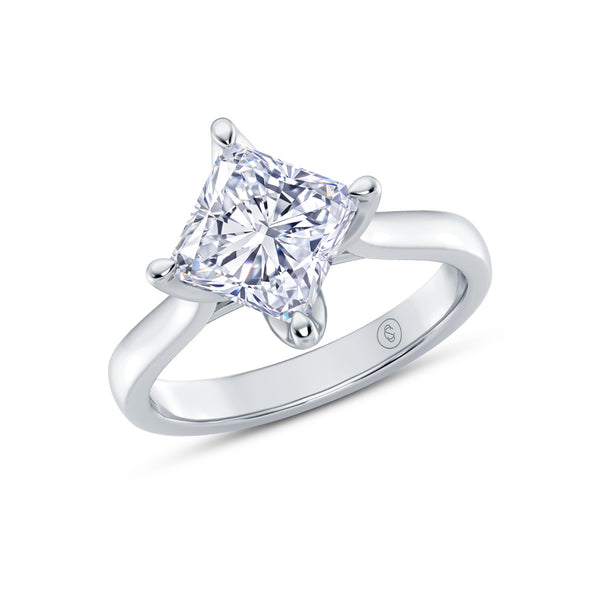 The One - Princess Diamond Engagement Ring (East-West)