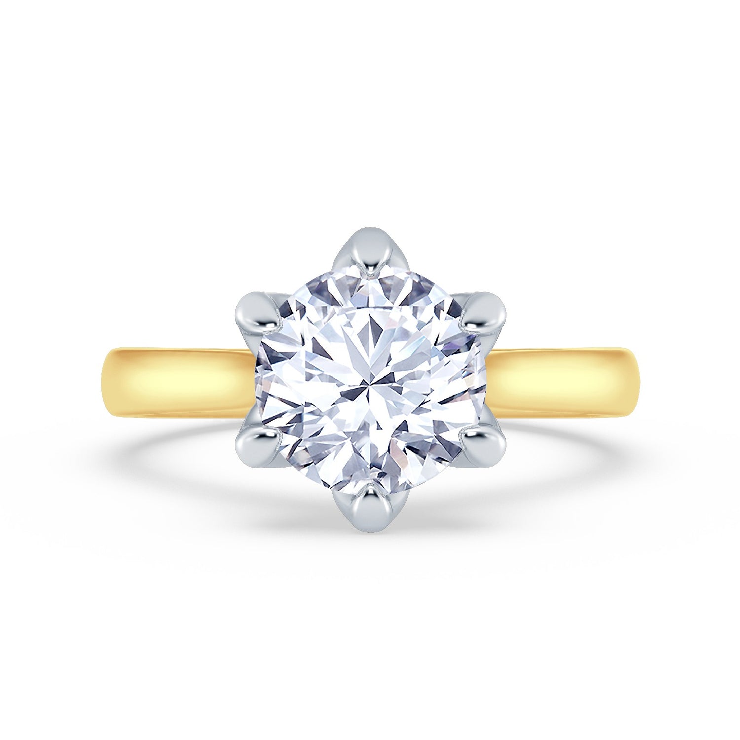 The One - Round Brilliant Diamond Engagement Ring