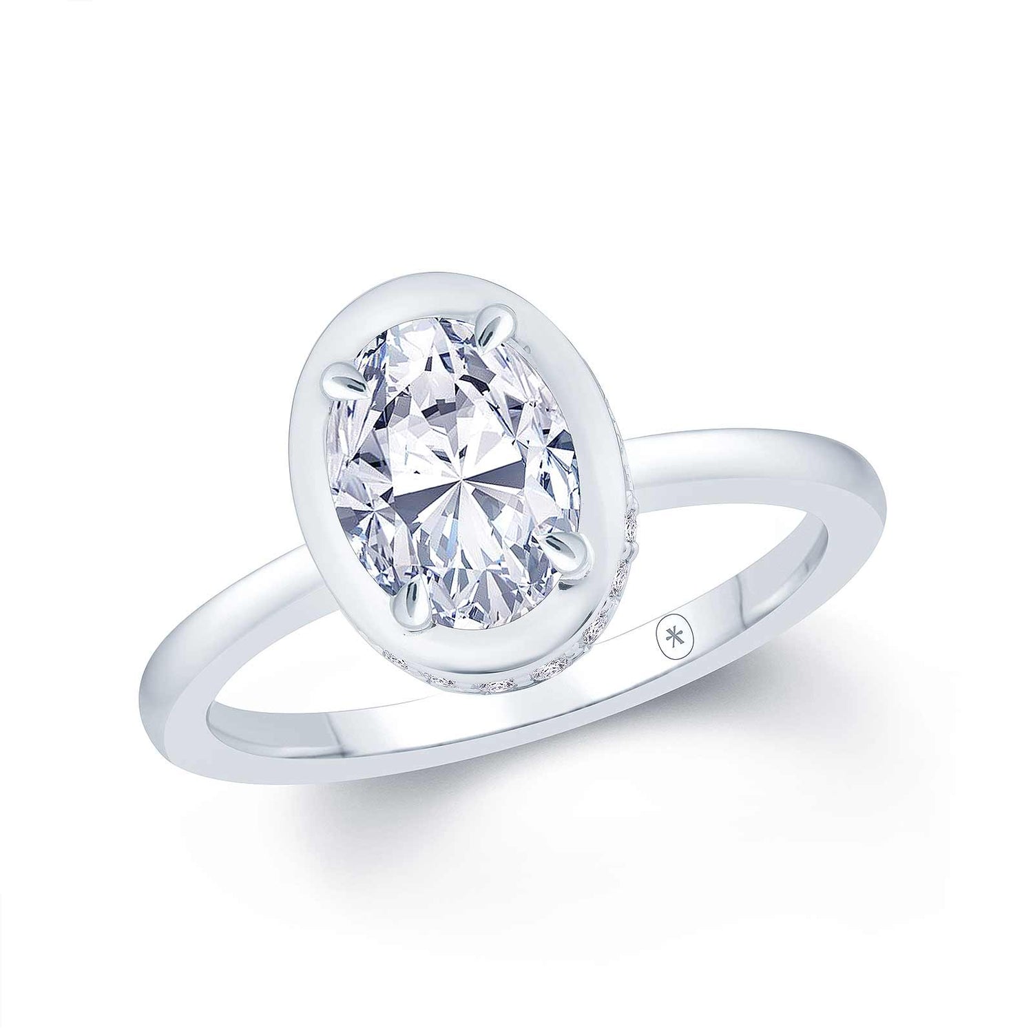 platinum-oval