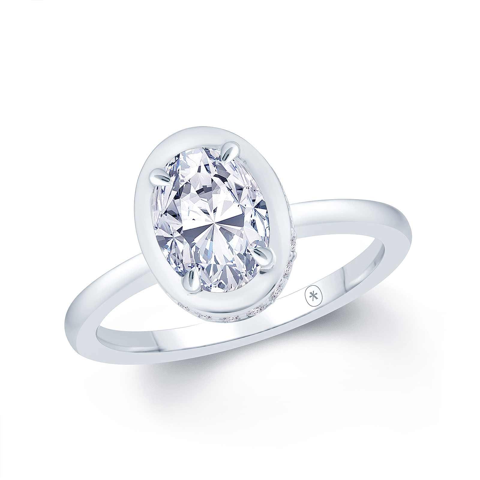 platinum-oval
