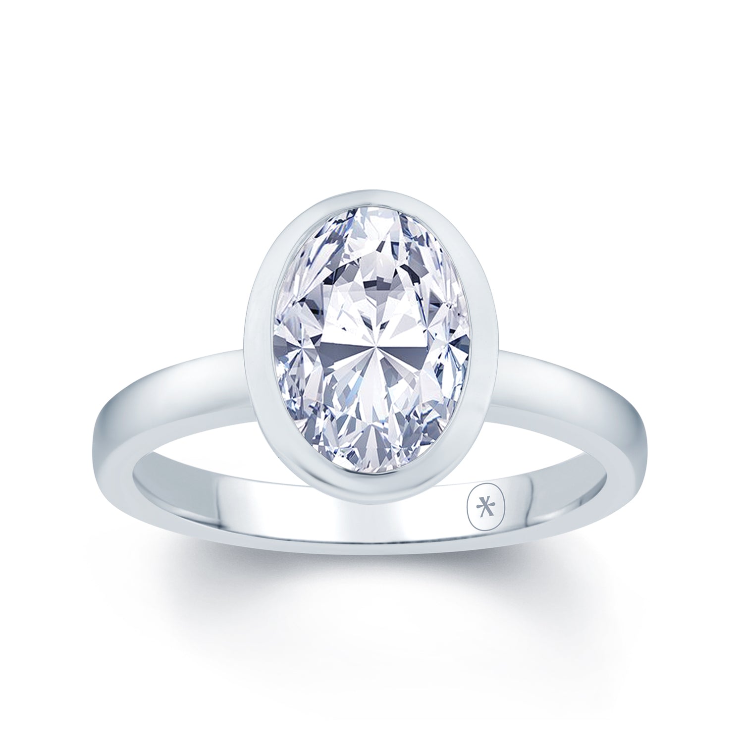 platinum-oval